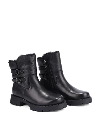 Жіночі черевики Attizzare чорні(010-911M) - фото 4 - Miraton