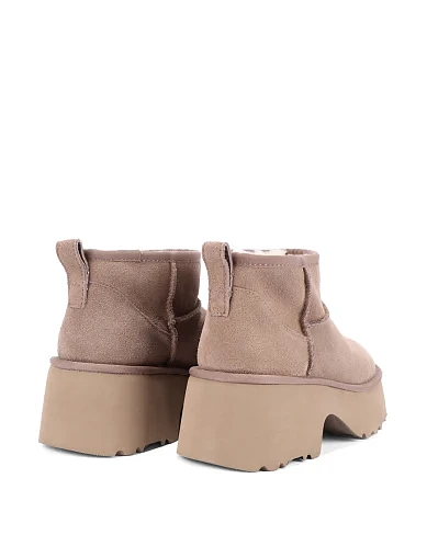 Женские угги MIRATON велюровые серые - фото 4 - Miraton