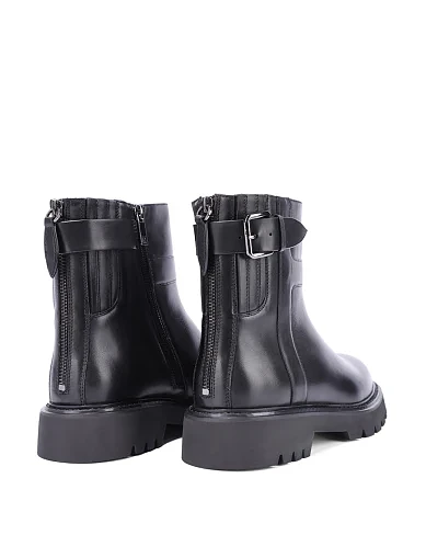 Женские ботинки MIRATON кожаные черные - фото 5 - Miraton