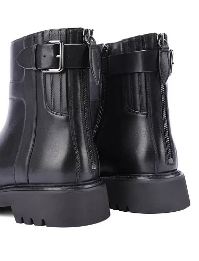 Женские ботинки MIRATON кожаные черные - фото 6 - Miraton