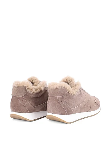 Жіночі кросівки MIRATON велюрові коричневі(T739-18-1) - фото 4 - Miraton