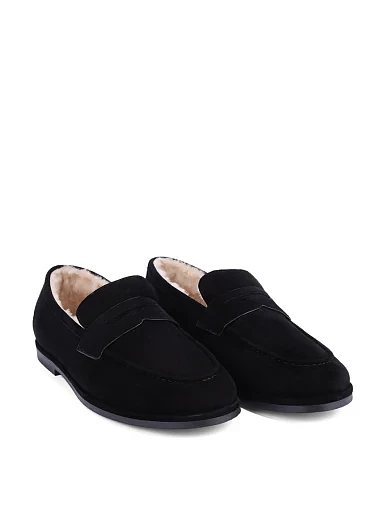 Женские туфли MIRATON велюровые черные - фото 3 - Miraton