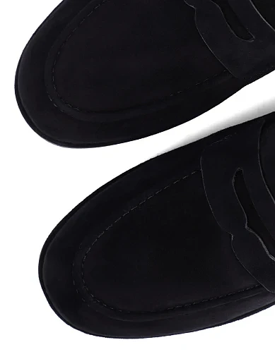 Женские туфли MIRATON велюровые черные - фото 5 - Miraton