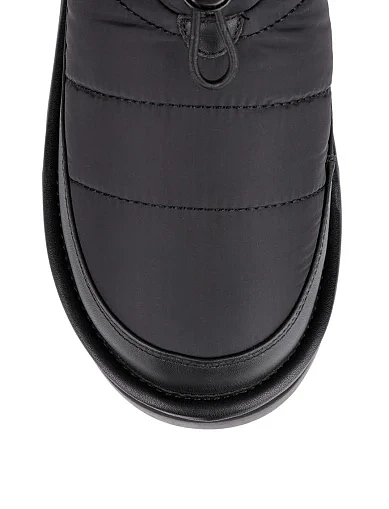 Женские ботинки MIRATON тканевые черные - фото 4 - Miraton