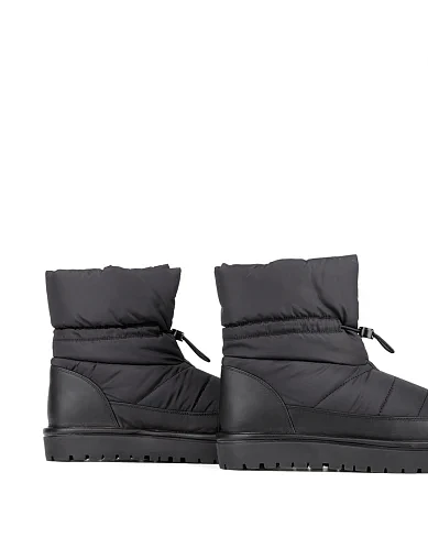 Женские ботинки MIRATON тканевые черные - фото 5 - Miraton