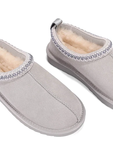 Жіночі уггі велюрові сірі(1122553) - фото 2 - Miraton