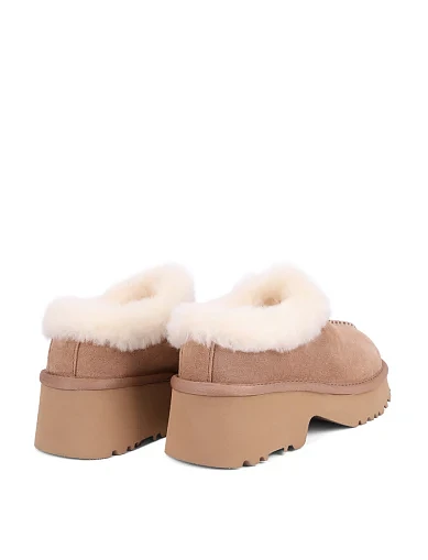 Жіночі уггі велюрові бежеві(1162510) - фото 4 - Miraton