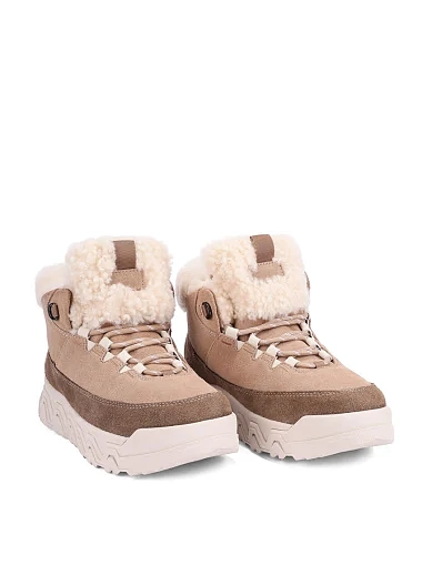 Жіночі черевики велюрові бежеві(1158210) - фото 4 - Miraton