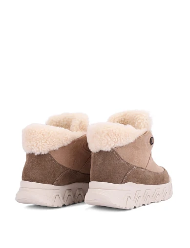 Жіночі черевики велюрові бежеві(1158210) - фото 5 - Miraton