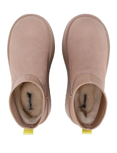 Жіночі уггі велюрові бежеві(1168170) - фото 2 - Miraton