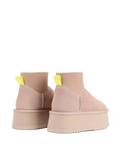 Жіночі уггі велюрові бежеві(1168170) - фото 4 - Miraton