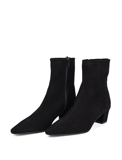 Женские ботинки Ma+De 94 замшевые черные - фото 3 - Miraton