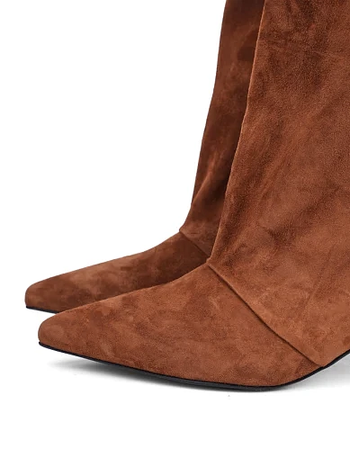 Жіночі чоботи Ma+De 94 замшеві помаранчеві(ANITA9/C) - фото 5 - Miraton