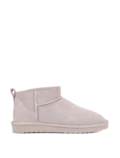 Жіночі уггі з дублянки сірі(213T038R) - фото 1 - Miraton