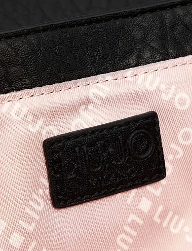 Женская сумка через плечо из экокожи черная - фото 6 - Miraton