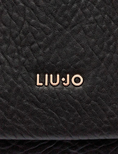 Женская сумка через плечо из экокожи черная - фото 7 - Miraton