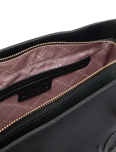 Женская сумка из экокожи черная - фото 5 - Miraton