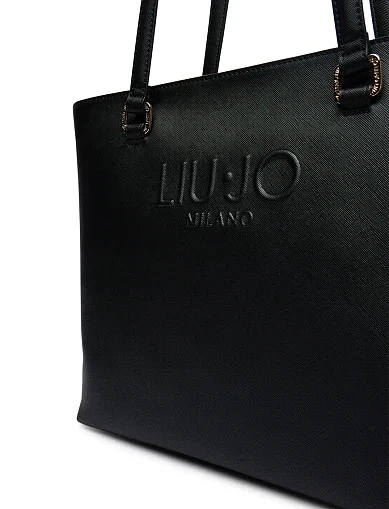 Женская сумка из экокожи черная - фото 5 - Miraton