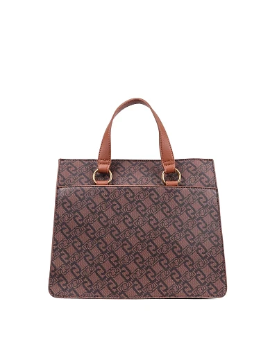 Женская сумка тоут LIU JO из экокожи бежевая - фото 4 - Miraton