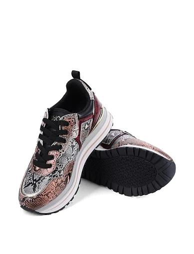 Жіночі кросівки LIU JO шкіряні різнокольорові(BF5009 EX005 00373) - фото 2 - Miraton