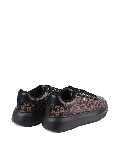 Женские кеды LIU JO из экокожи коричневые - фото 4 - Miraton