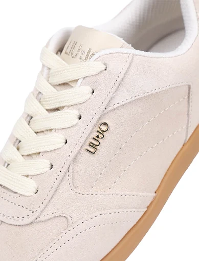 Женские кеды LIU JO замшевые бежевые - фото 5 - Miraton