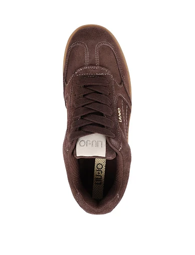 Женские кеды LIU JO замшевые коричневые - фото 2 - Miraton