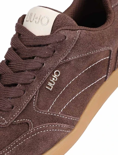 Женские кеды LIU JO замшевые коричневые - фото 5 - Miraton