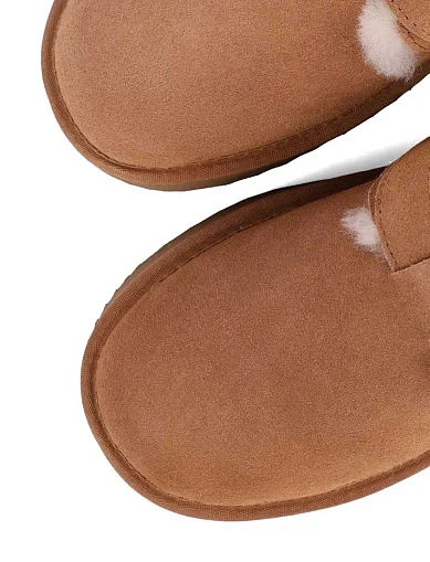 Жіночі уггі велюрові коричневі(9150) - фото 5 - Miraton