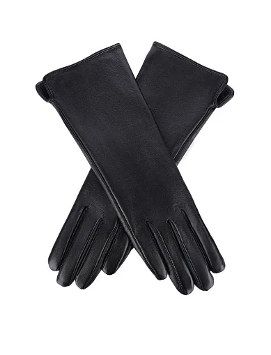 Перчатки кожаные черные - фото 2 - Miraton