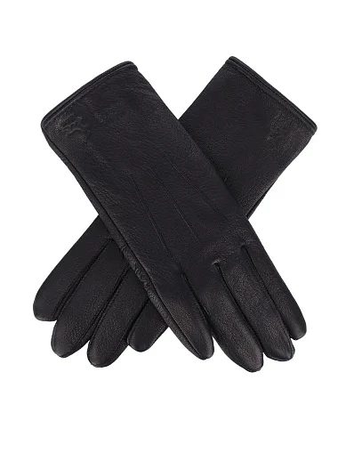 Перчатки кожаные черные - фото 2 - Miraton