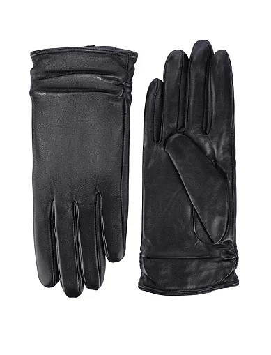 Перчатки кожаные черные - фото 1 - Miraton