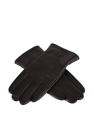 Рукавички шкіряні чорні (MA044) - фото 3 - Miraton