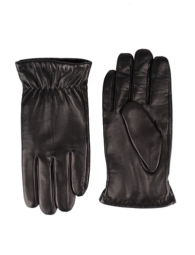 Рукавички шкіряні чорні (PRM2501) - фото 1 - Miraton