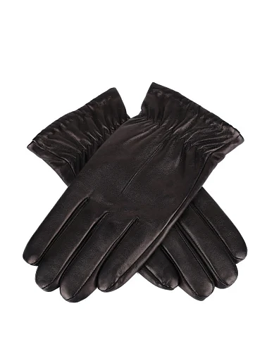 Рукавички шкіряні чорні (PRM2501) - фото 2 - Miraton