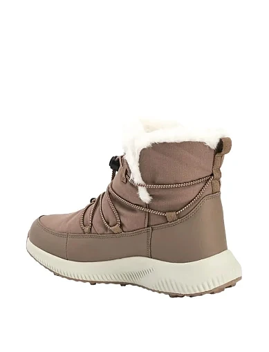 Женские дутики CMP SHERATAN SNOW BOOTS WP из экокожи бежевые - фото 2 - Miraton