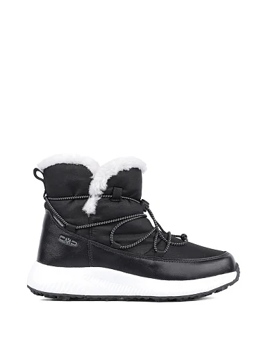 Женские дутики CMP SHERATAN SNOW BOOTS WP из экокожи черные - фото 1 - Miraton