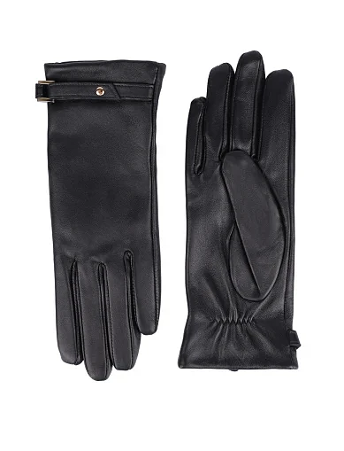 Перчатки кожаные черные - фото 1 - Miraton