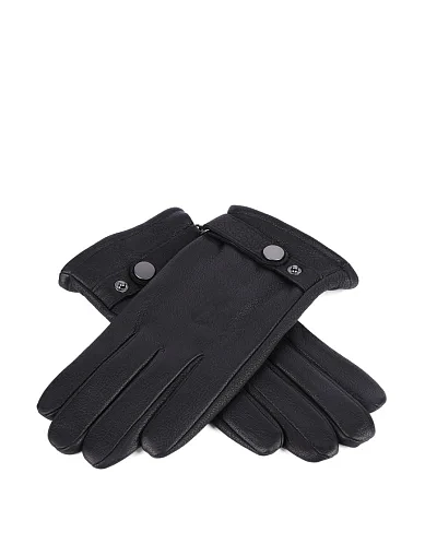 Перчатки кожаные черные - фото 3 - Miraton