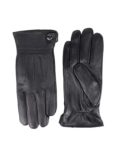 Перчатки кожаные черные - фото 1 - Miraton