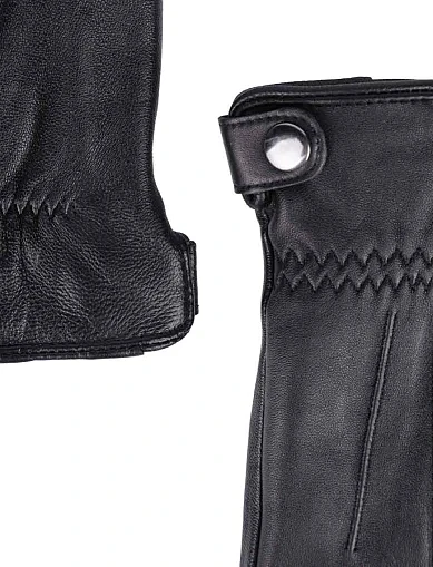 Перчатки кожаные черные - фото 2 - Miraton