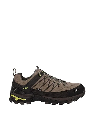 Мужские кроссовки CMP RIGEL LOW TREKKING SHOES WP кожаные коричневые - фото 1 - Miraton