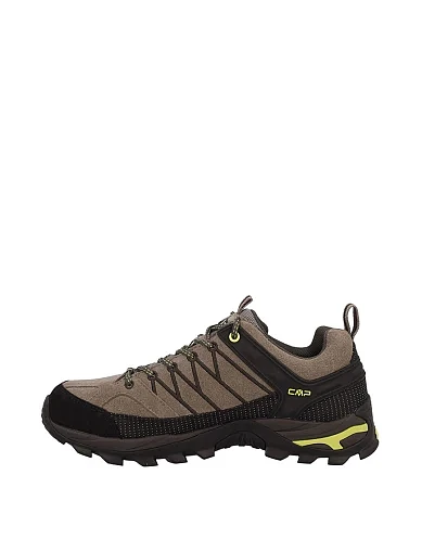 Мужские кроссовки CMP RIGEL LOW TREKKING SHOES WP кожаные коричневые - фото 2 - Miraton