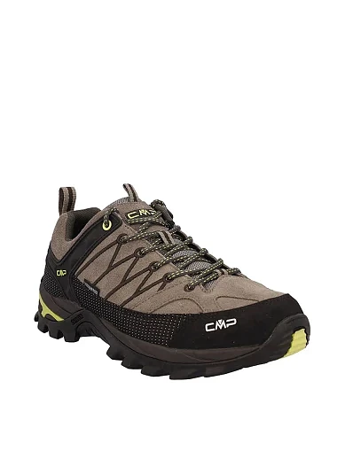 Мужские кроссовки CMP RIGEL LOW TREKKING SHOES WP кожаные коричневые - фото 3 - Miraton
