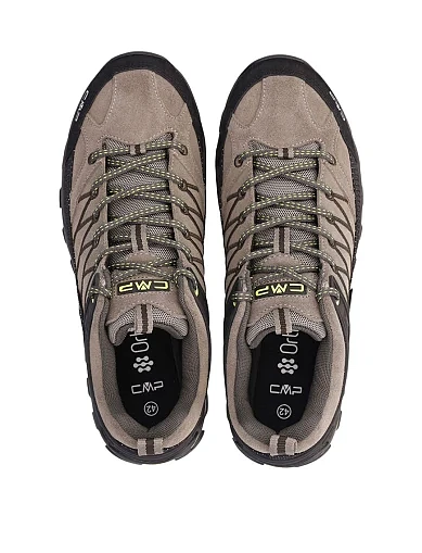 Мужские кроссовки CMP RIGEL LOW TREKKING SHOES WP кожаные коричневые - фото 5 - Miraton