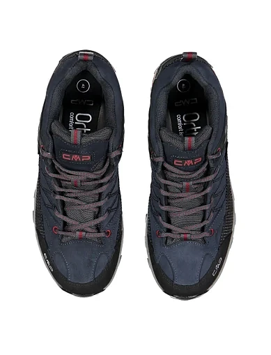 Мужские кроссовки CMP RIGEL LOW TREKKING SHOES WP кожаные темно-синие - фото 4 - Miraton