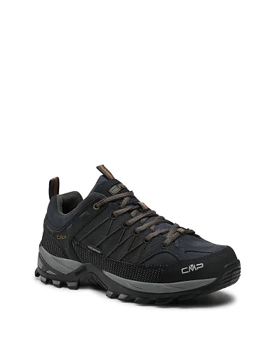 Чоловічі кросівки CMP RIGEL LOW TREKKING SHOES WP шкіряні сині (3Q13247-68UH) - фото 2 - Miraton