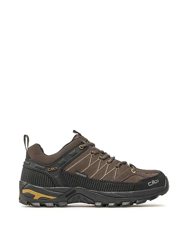 Чоловічі кросівки CMP RIGEL LOW TREKKING SHOES WP шкіряні коричневі (3Q13247-Q906) - фото 1 - Miraton