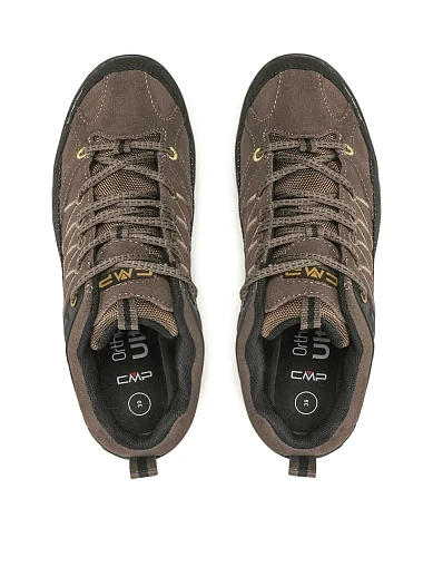 Чоловічі кросівки CMP RIGEL LOW TREKKING SHOES WP шкіряні коричневі (3Q13247-Q906) - фото 4 - Miraton