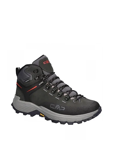 Чоловічі черевики CMP TYTANUS MID TREKKING SHOES WP шкіряні темно-сірі (3Q17657-60UU) - фото 1 - Miraton